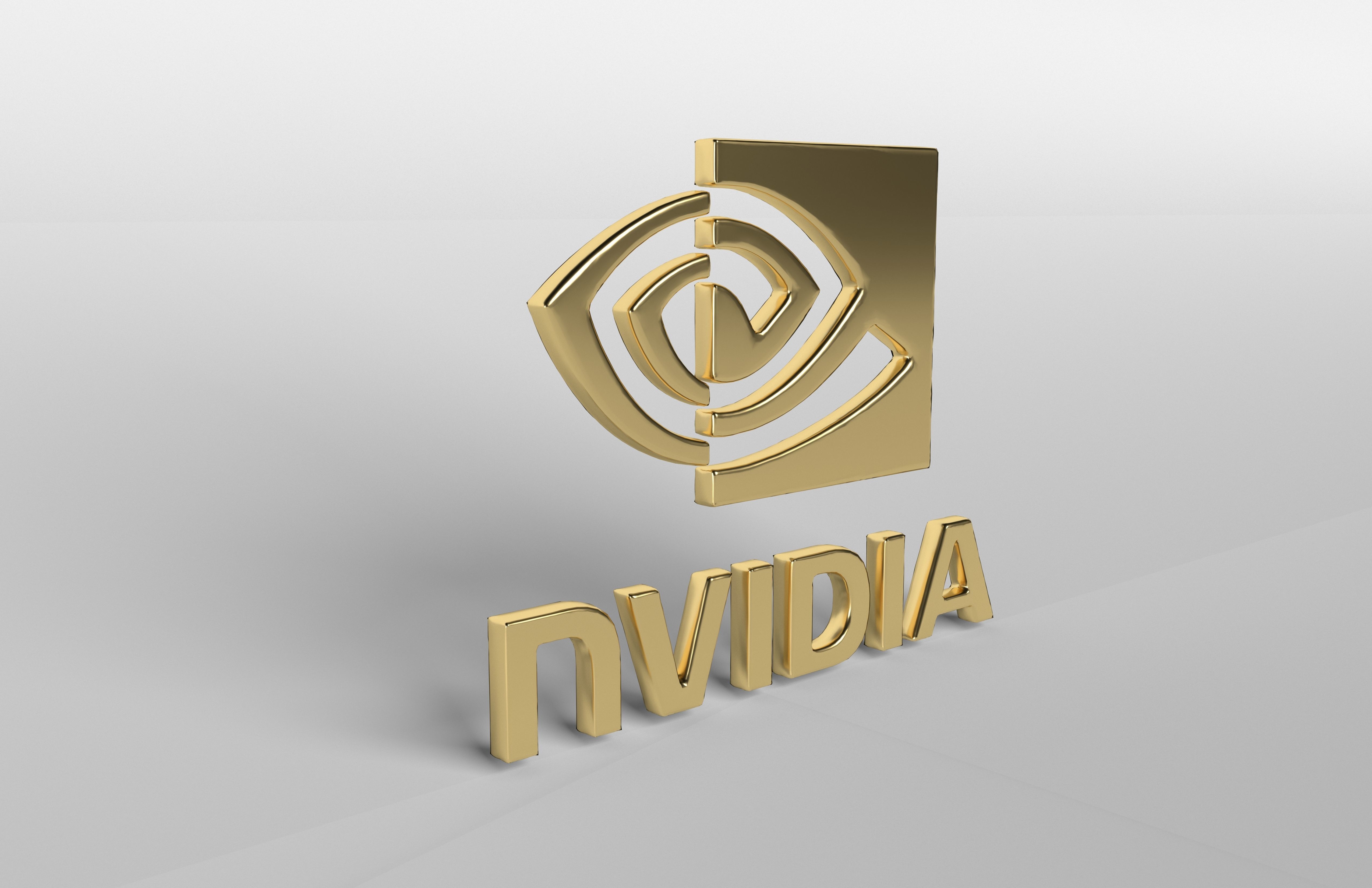 Nvidia Logo v1 002 Free low-poly 3D model_4