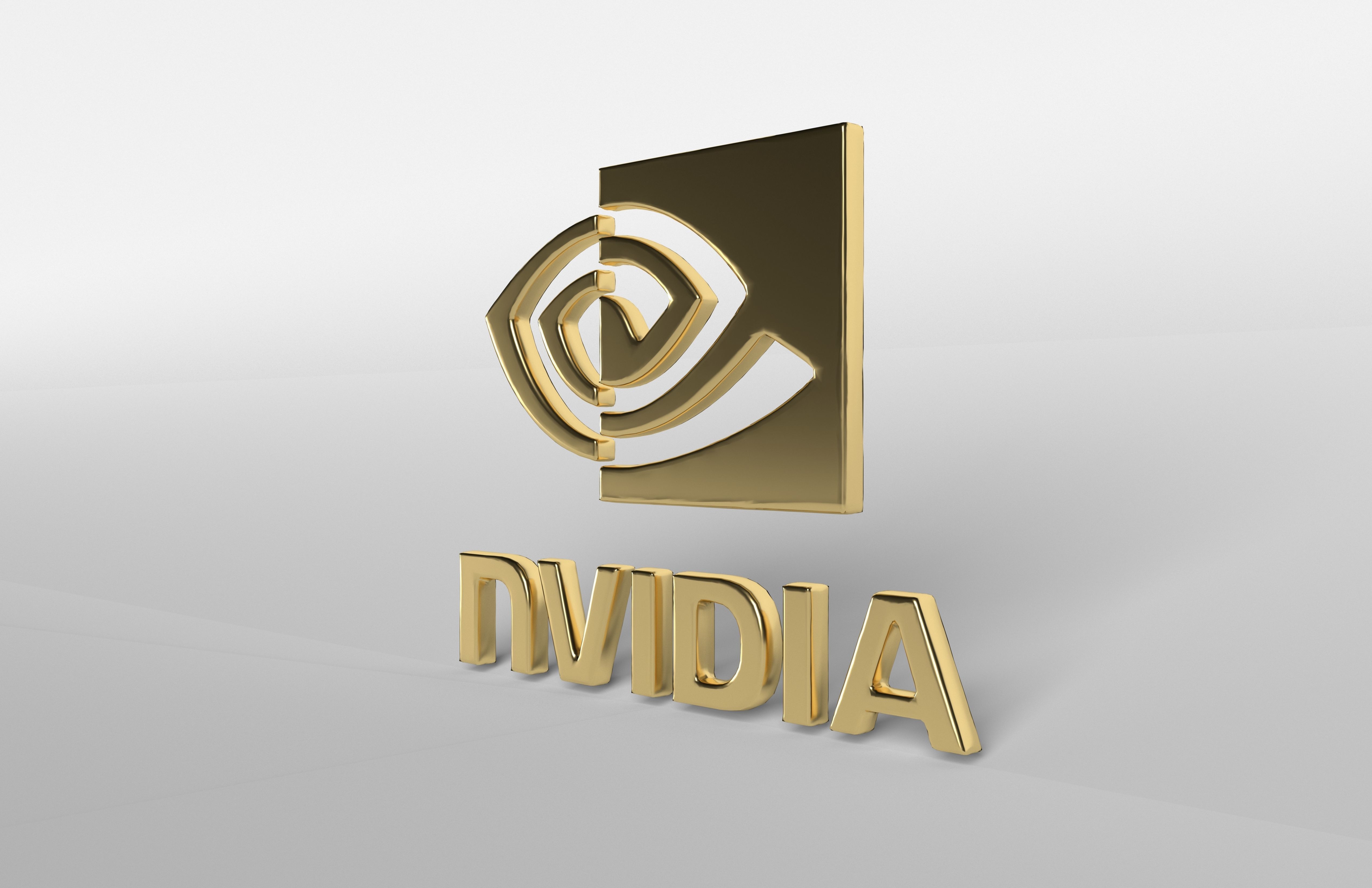 Nvidia Logo v1 002 Free low-poly 3D model_3