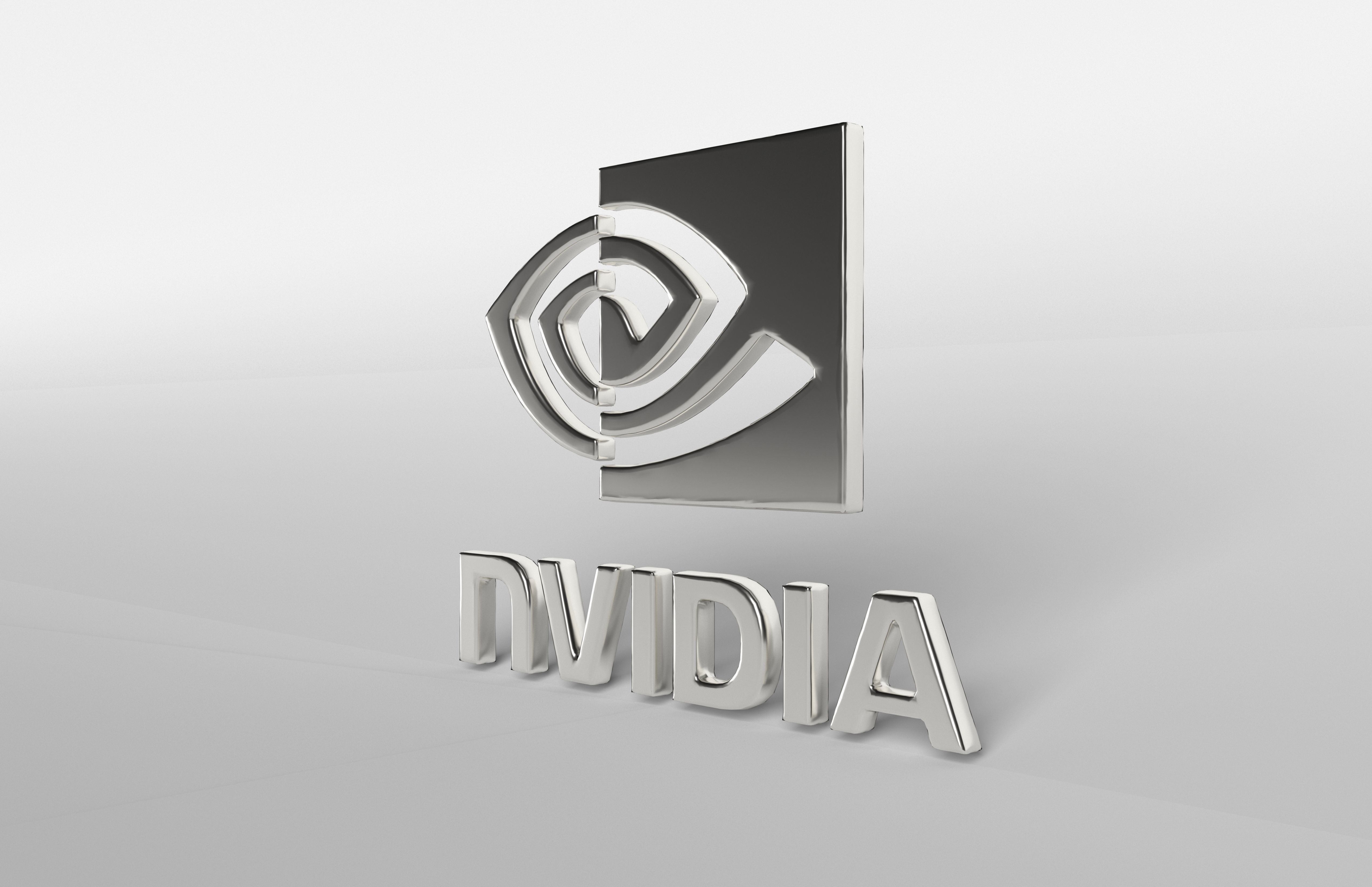 Nvidia Logo v1 003 Free low-poly 3D model_4