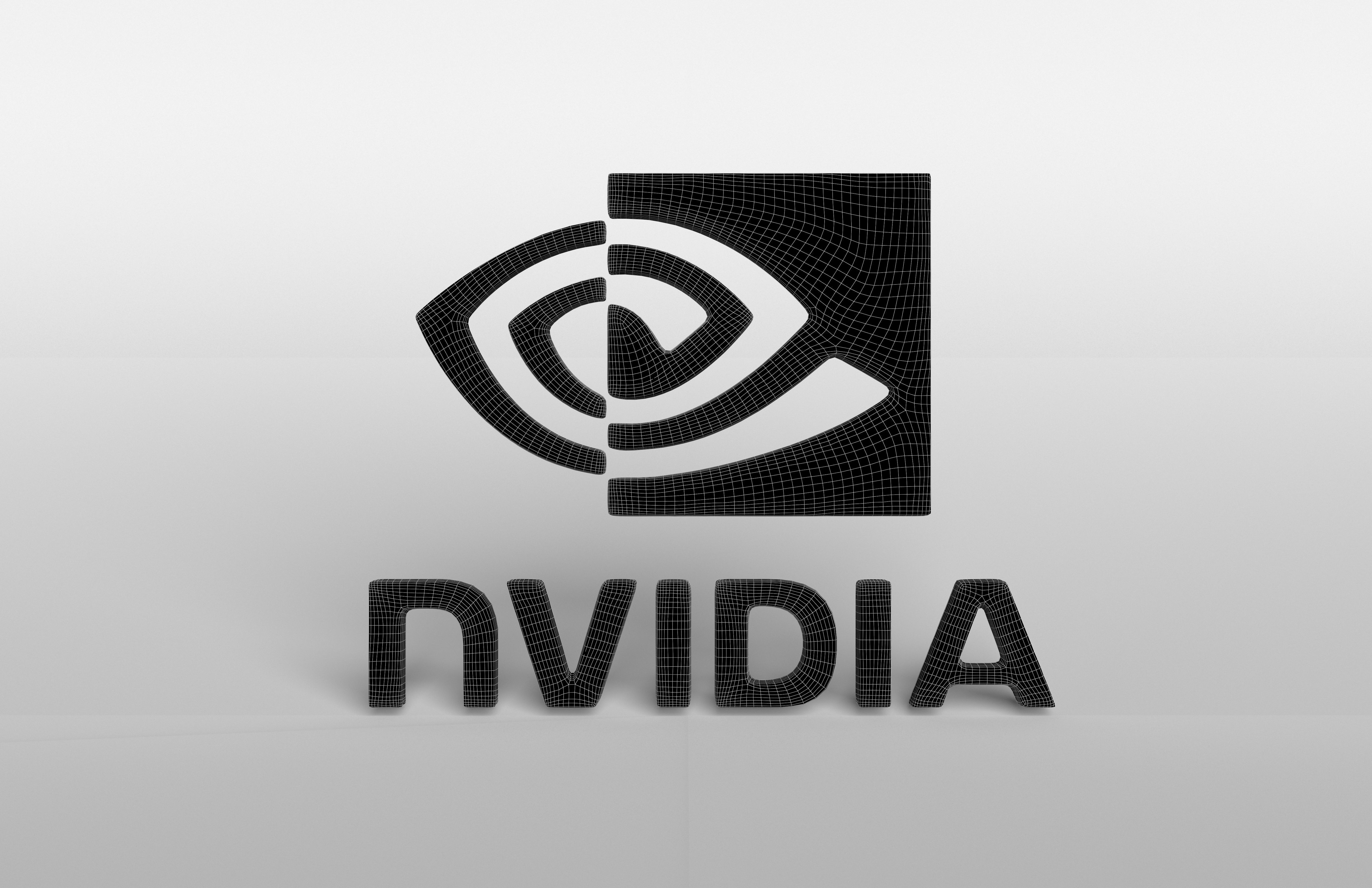 Nvidia Logo v1 003 Free low-poly 3D model_8