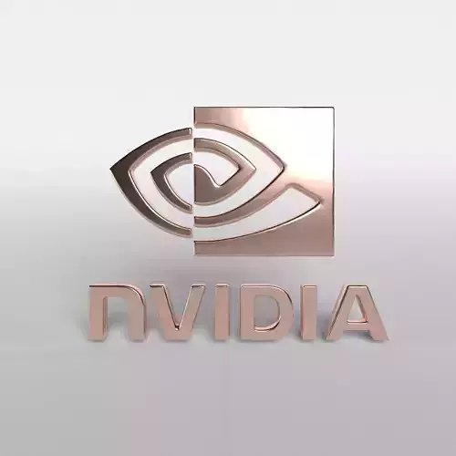 Nvidia Logo v1 004 Free low-poly 3D model