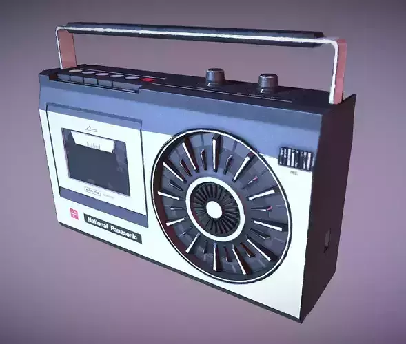 National Panasonic Vintage Stereo Cassette Player and Recorder