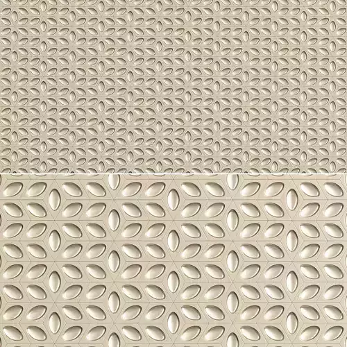 3d panel decoration low poly 3d model