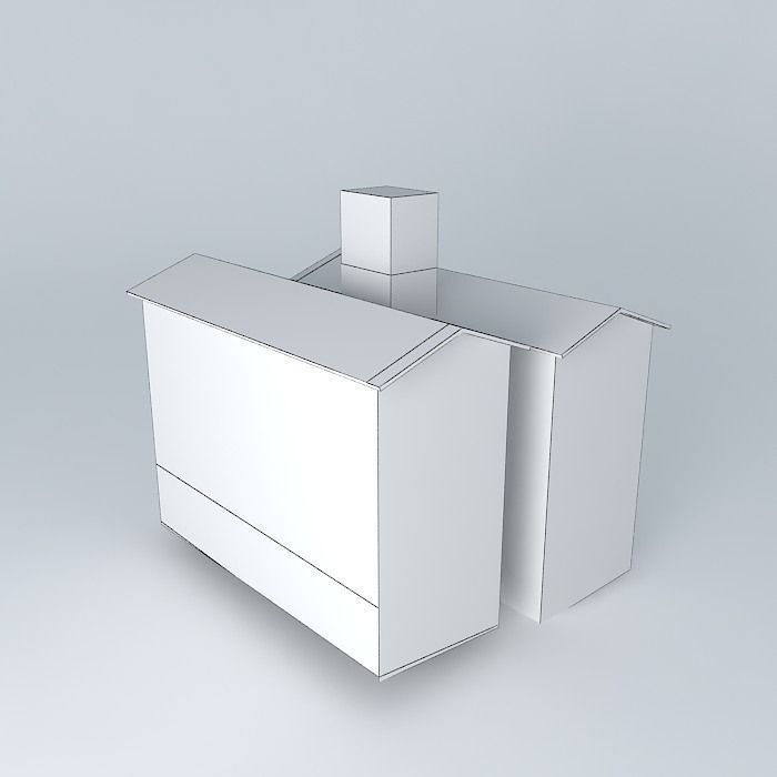 Old house  Free 3D model_3