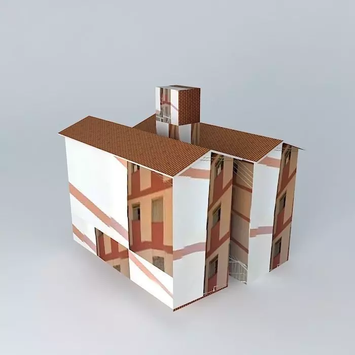 Old house  Free 3D model_0