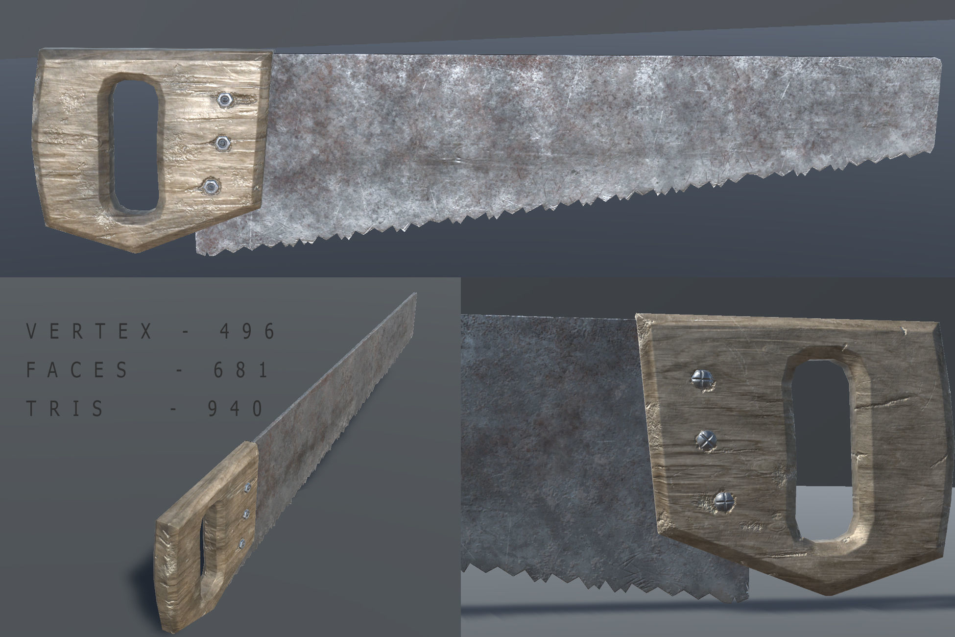 Tool Pack Low-poly 3D model_8