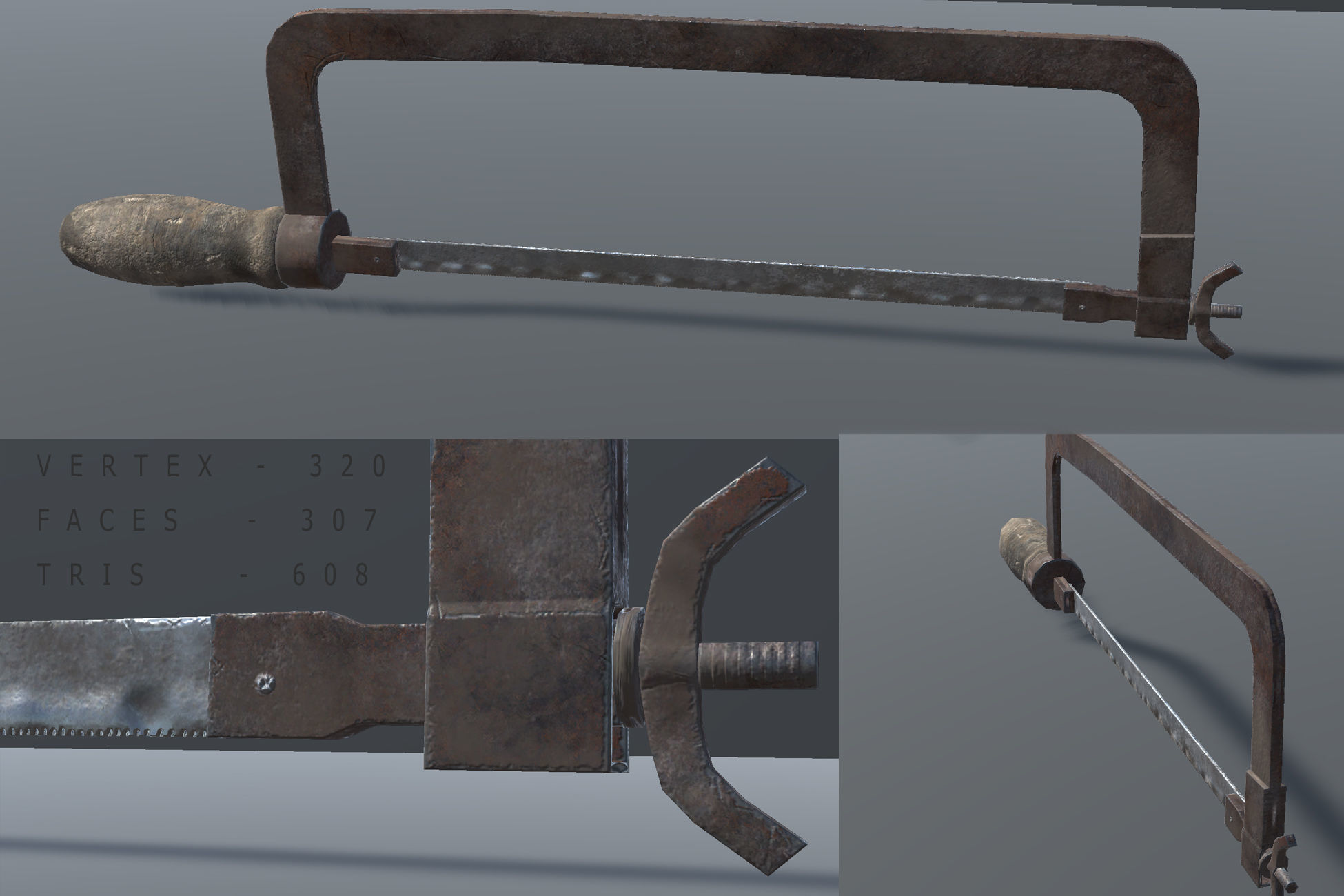 Tool Pack Low-poly 3D model_12