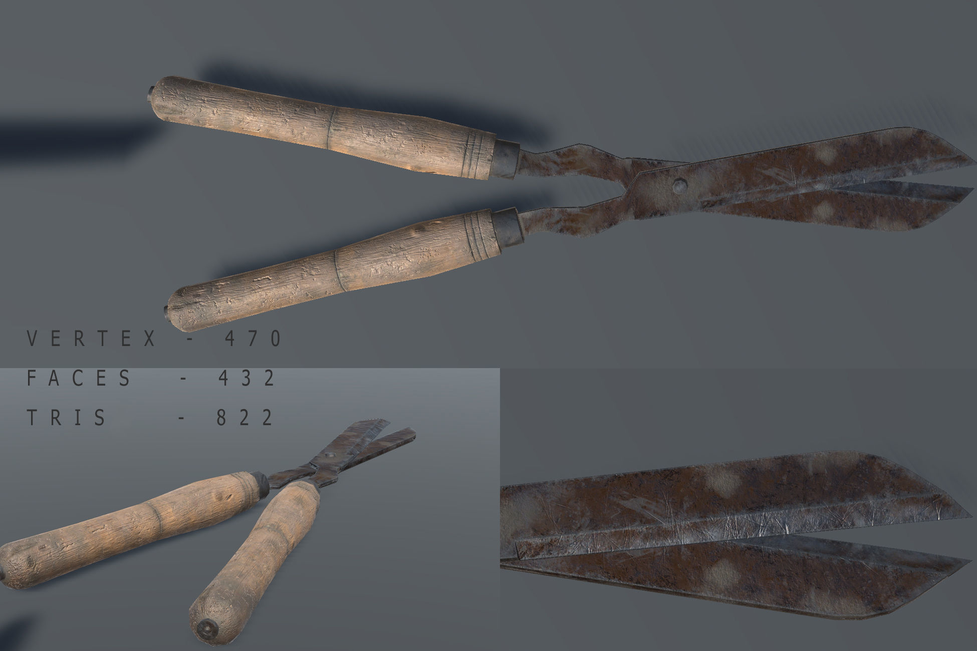 Tool Pack Low-poly 3D model_7