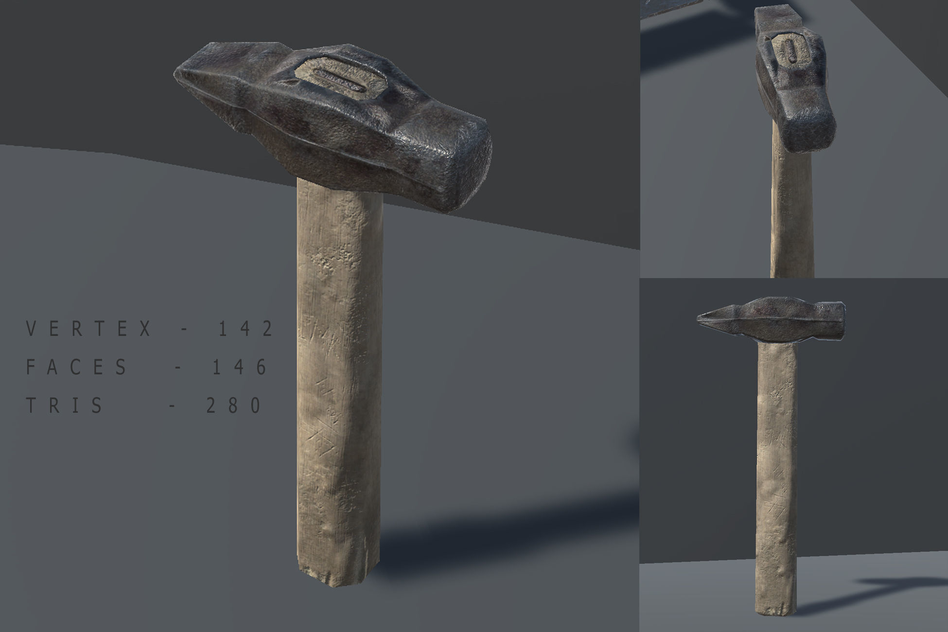 Tool Pack Low-poly 3D model_5