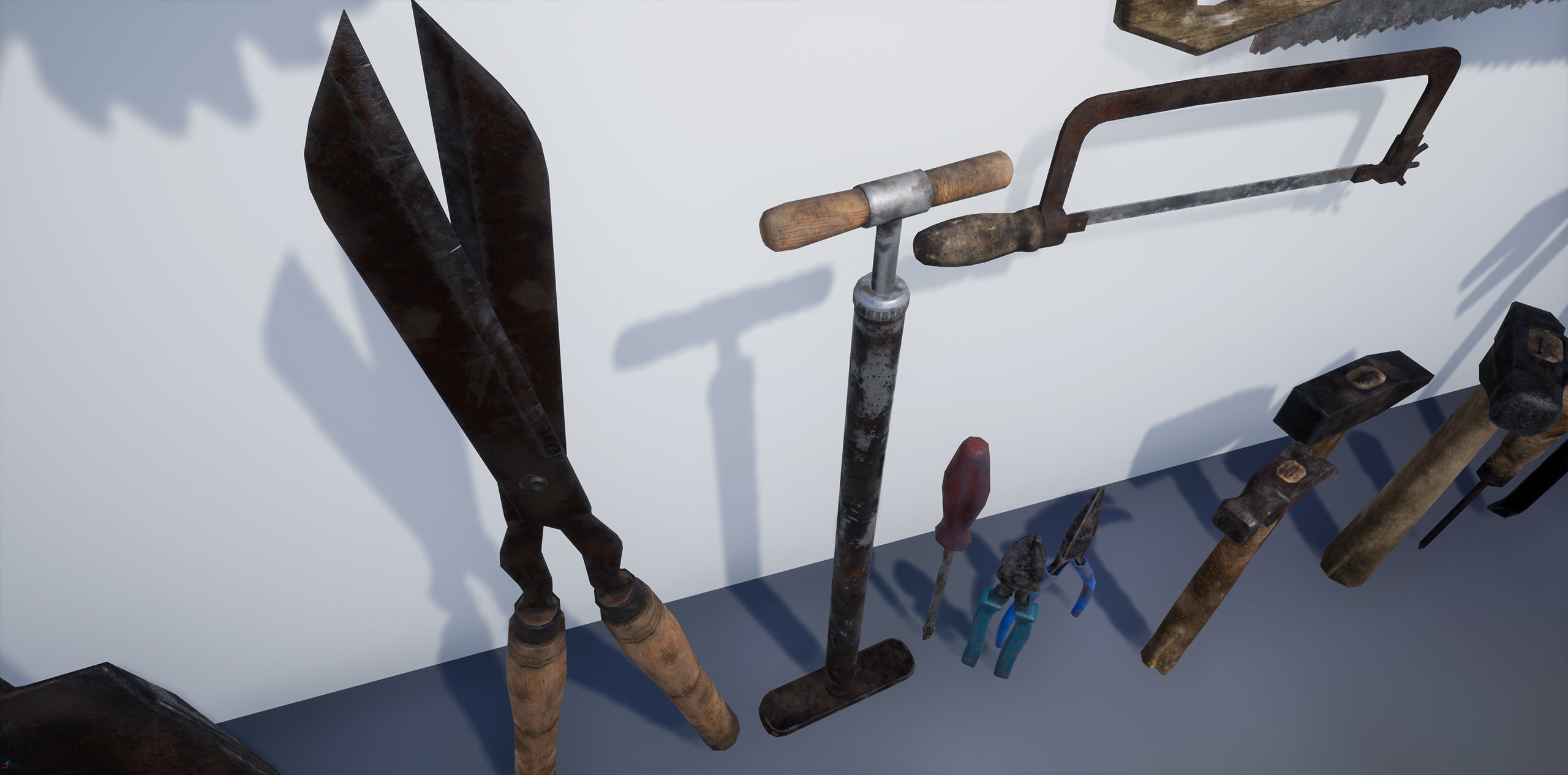 Tool Pack Low-poly 3D model_3