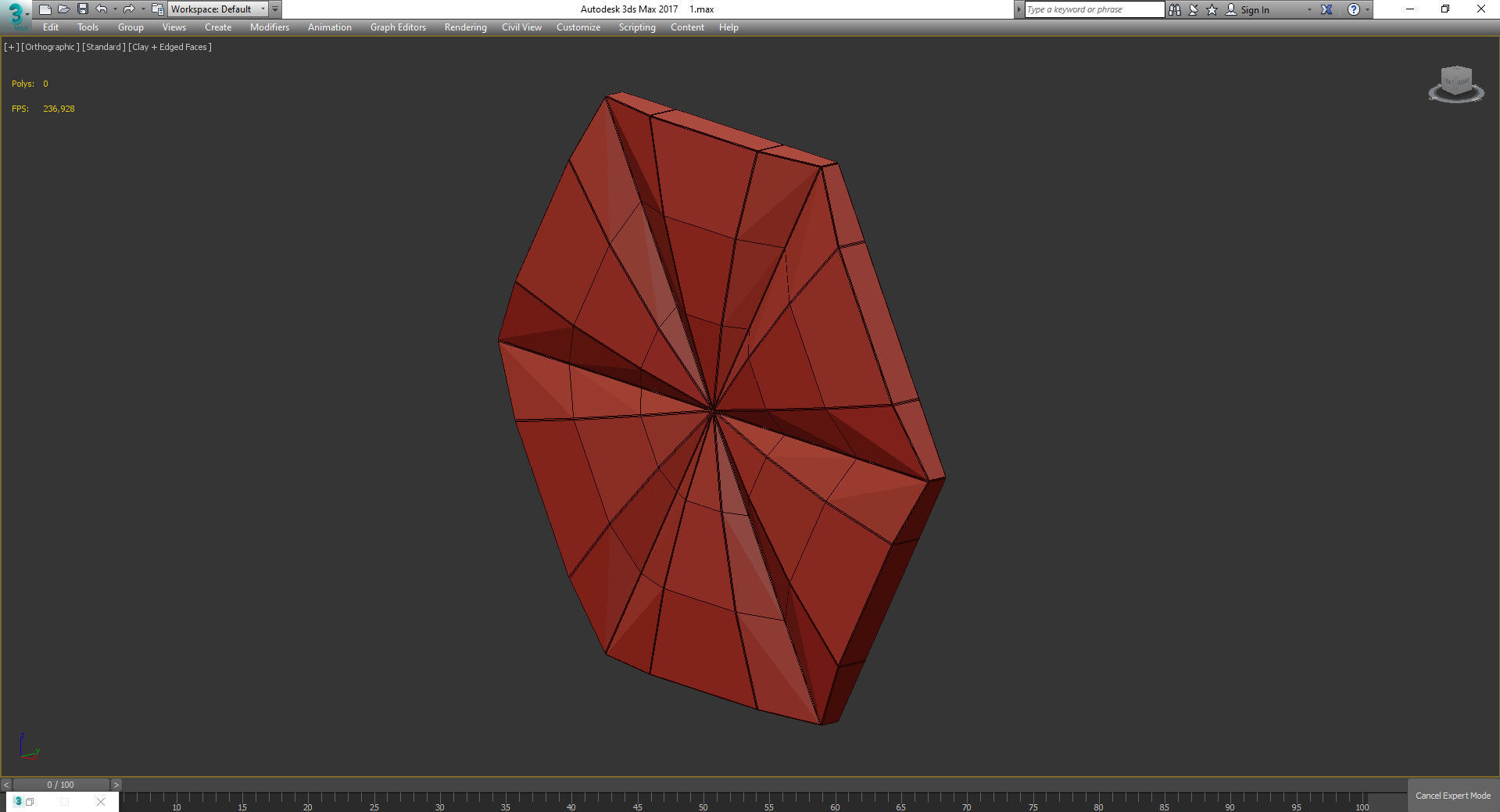 3d panel decoration low poly 3d model Low-poly 3D model_3
