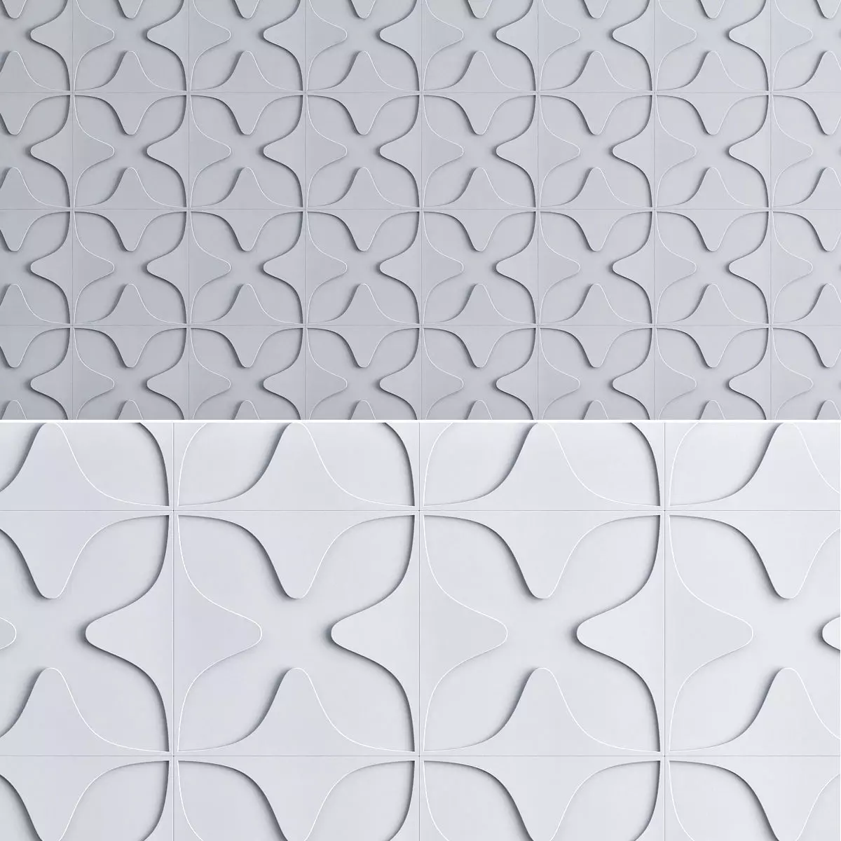 3d wall panel decoration low poly 3d model Low-poly 3D model_0