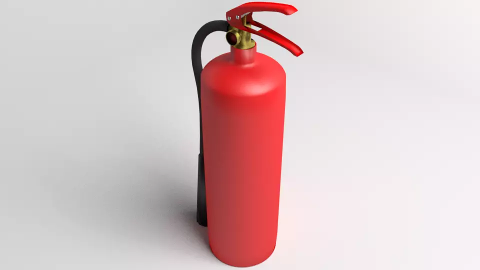 Fire Extinguisher 2 3D model_0