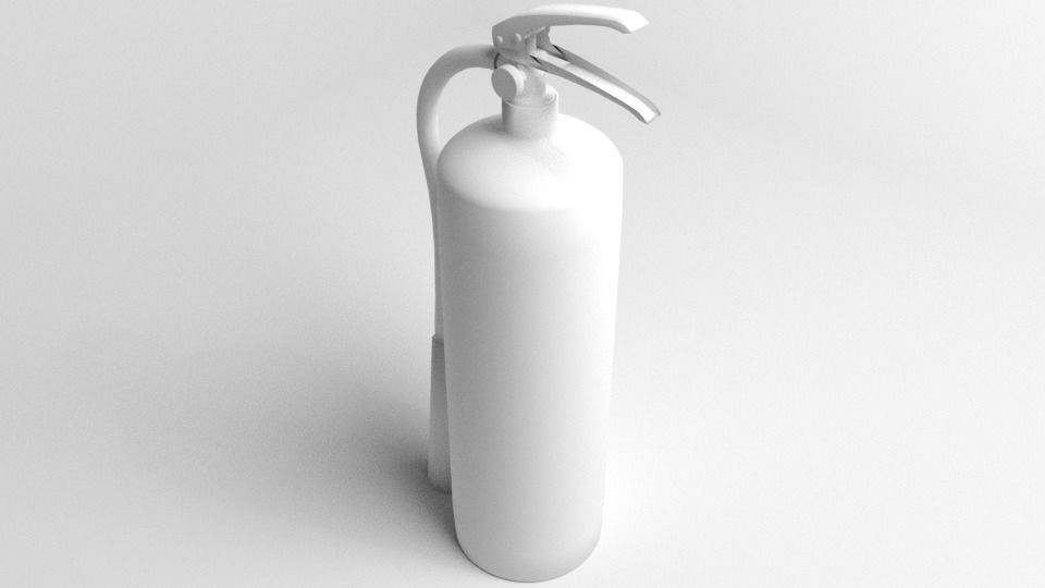 Fire Extinguisher 2 3D model_4