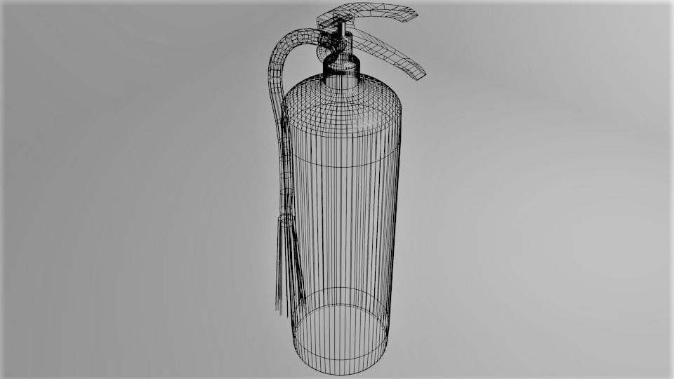 Fire Extinguisher 2 3D model_5