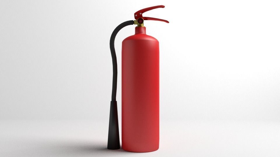 Fire Extinguisher 2 3D model_1