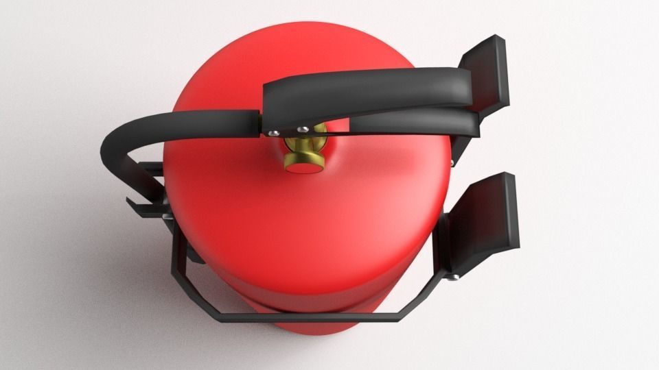 Fire Extinguisher 5 3D model_2