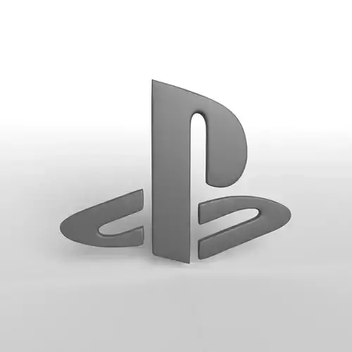 Playstation Logo v1 001 Free low-poly 3D model