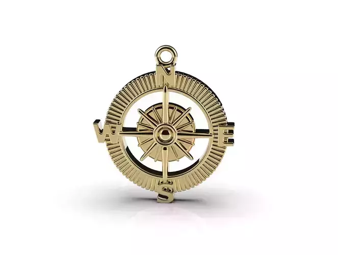 Compass  Pendant 3D print model