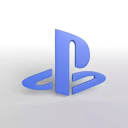 Playstation Logo v1 004 Free low-poly 3D model