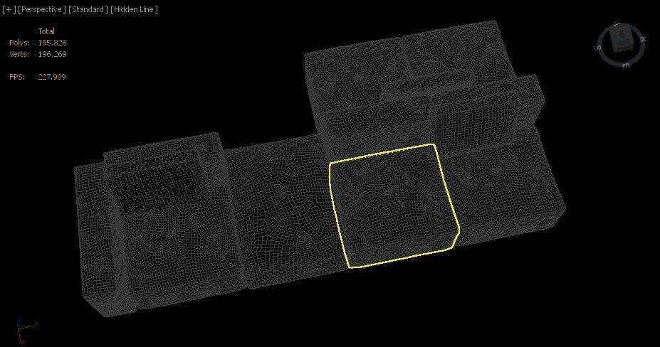 chair- sofa 3D model_10