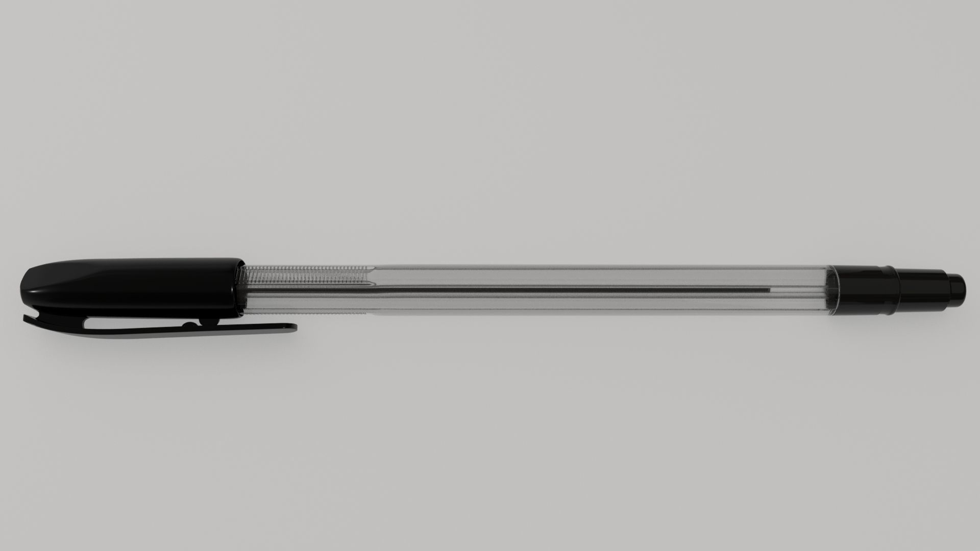 Ball point pen 3D model_12