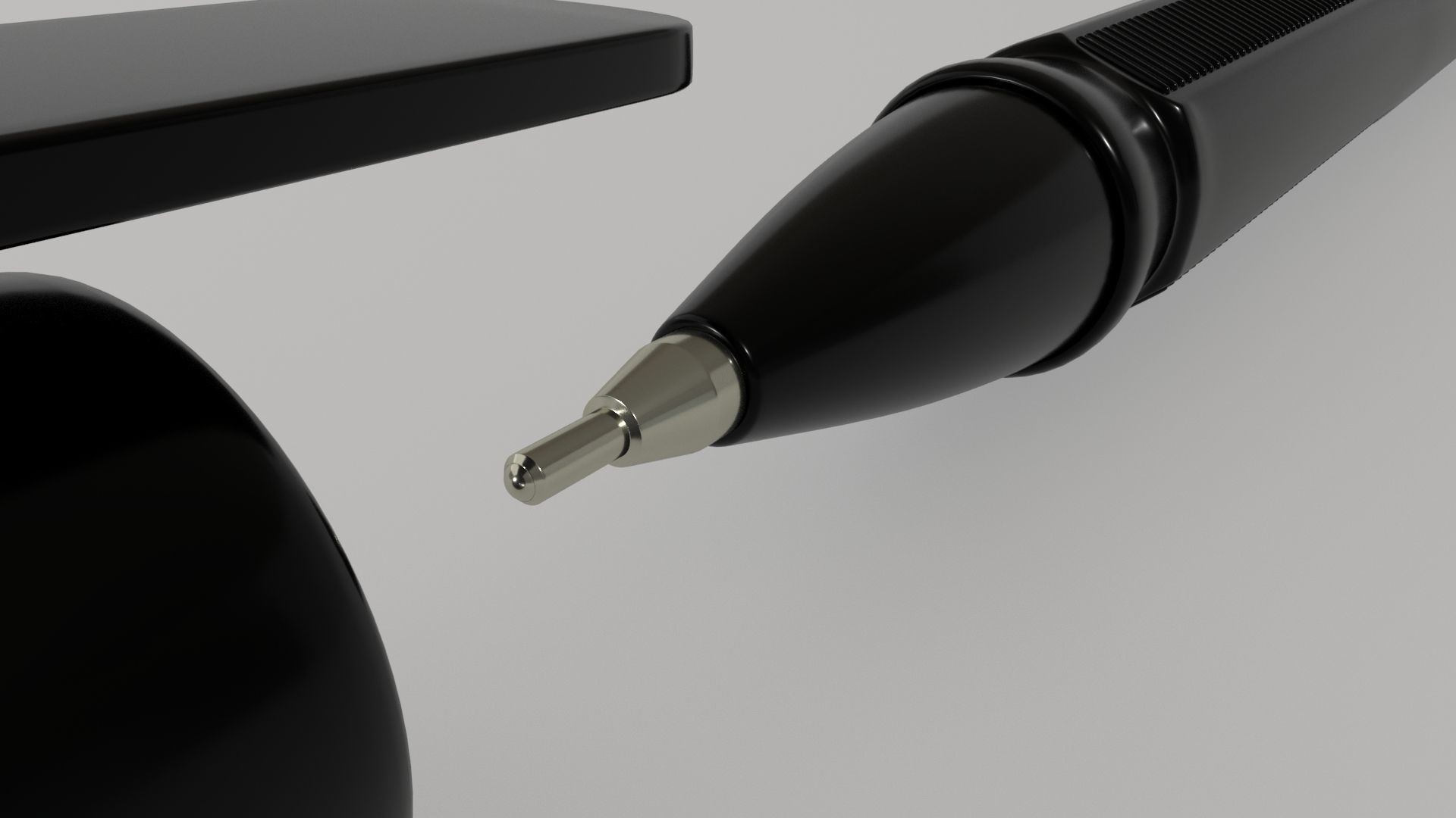 Ball point pen 3D model_5
