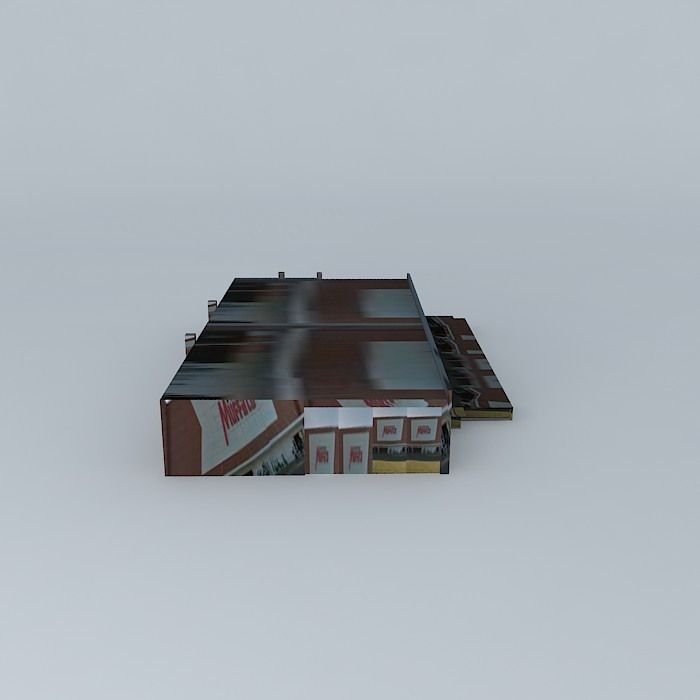 Supermuffato building Free 3D model_2