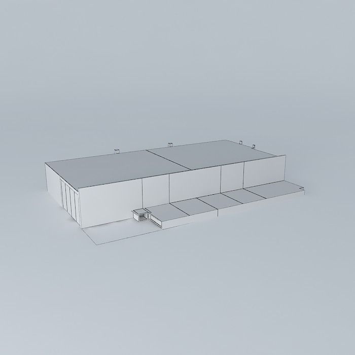 Supermuffato building Free 3D model_4