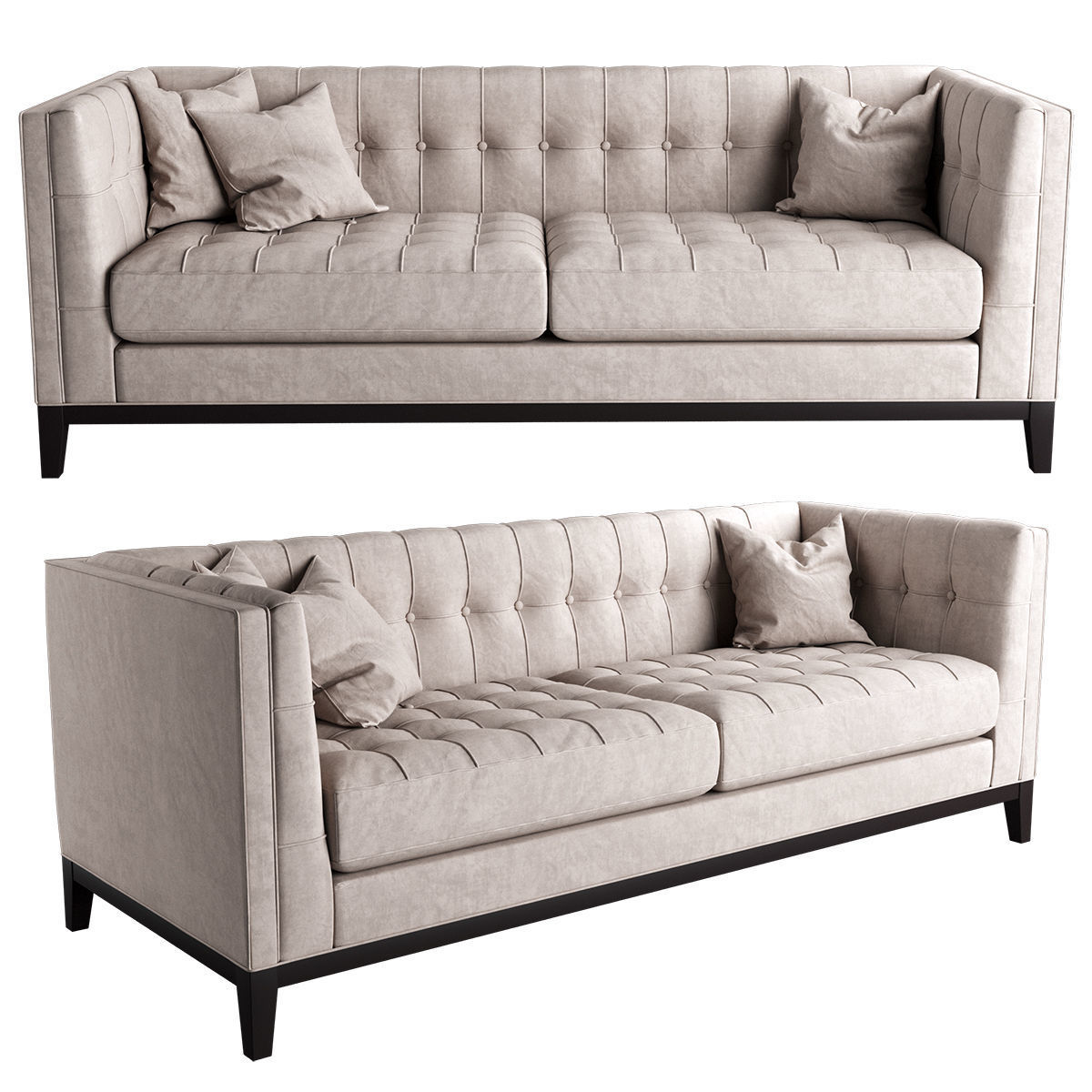 Eichholtz Aldgate Modern Classic Sofa 3D model CGTrader