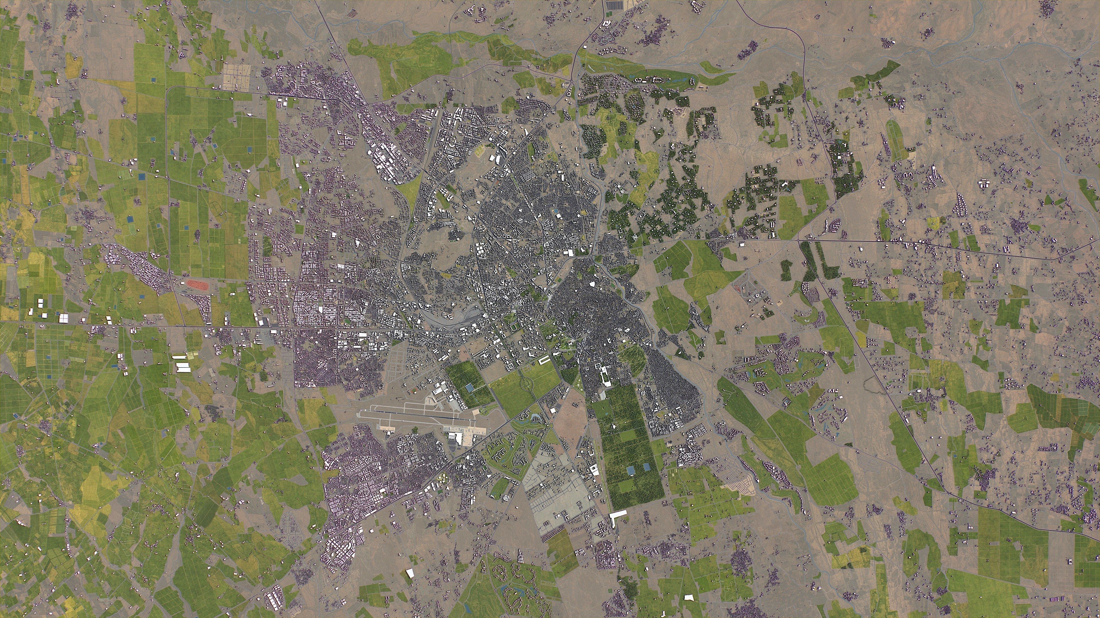 Marrakesh - 3D City Model Low-poly 3D model_4