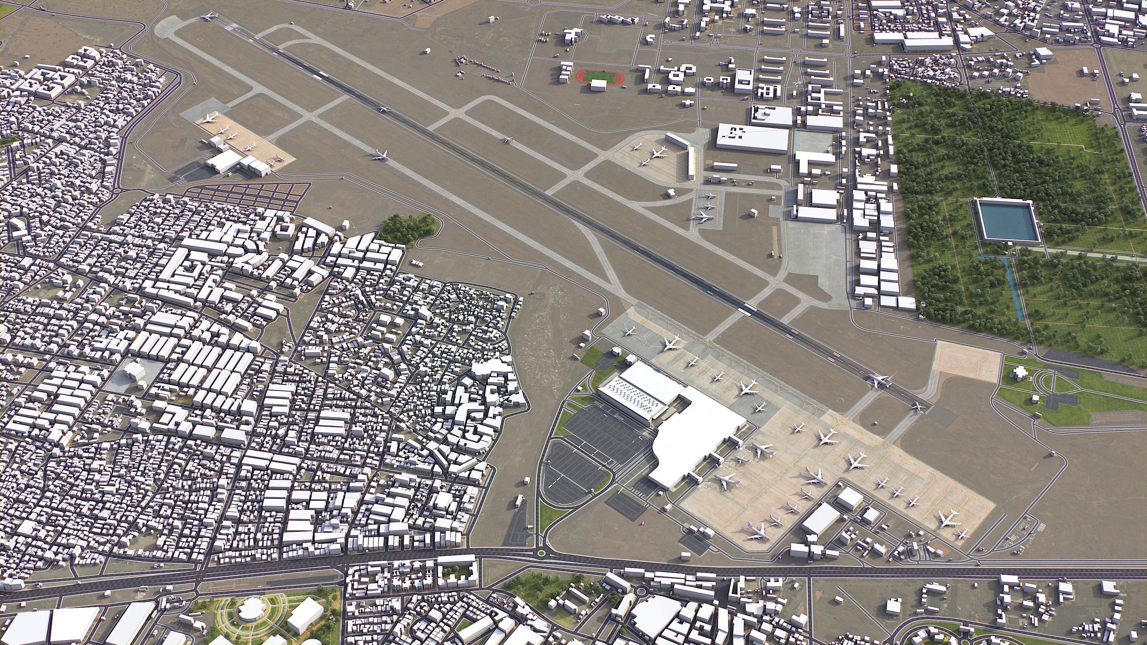 Marrakesh - 3D City Model Low-poly 3D model_21