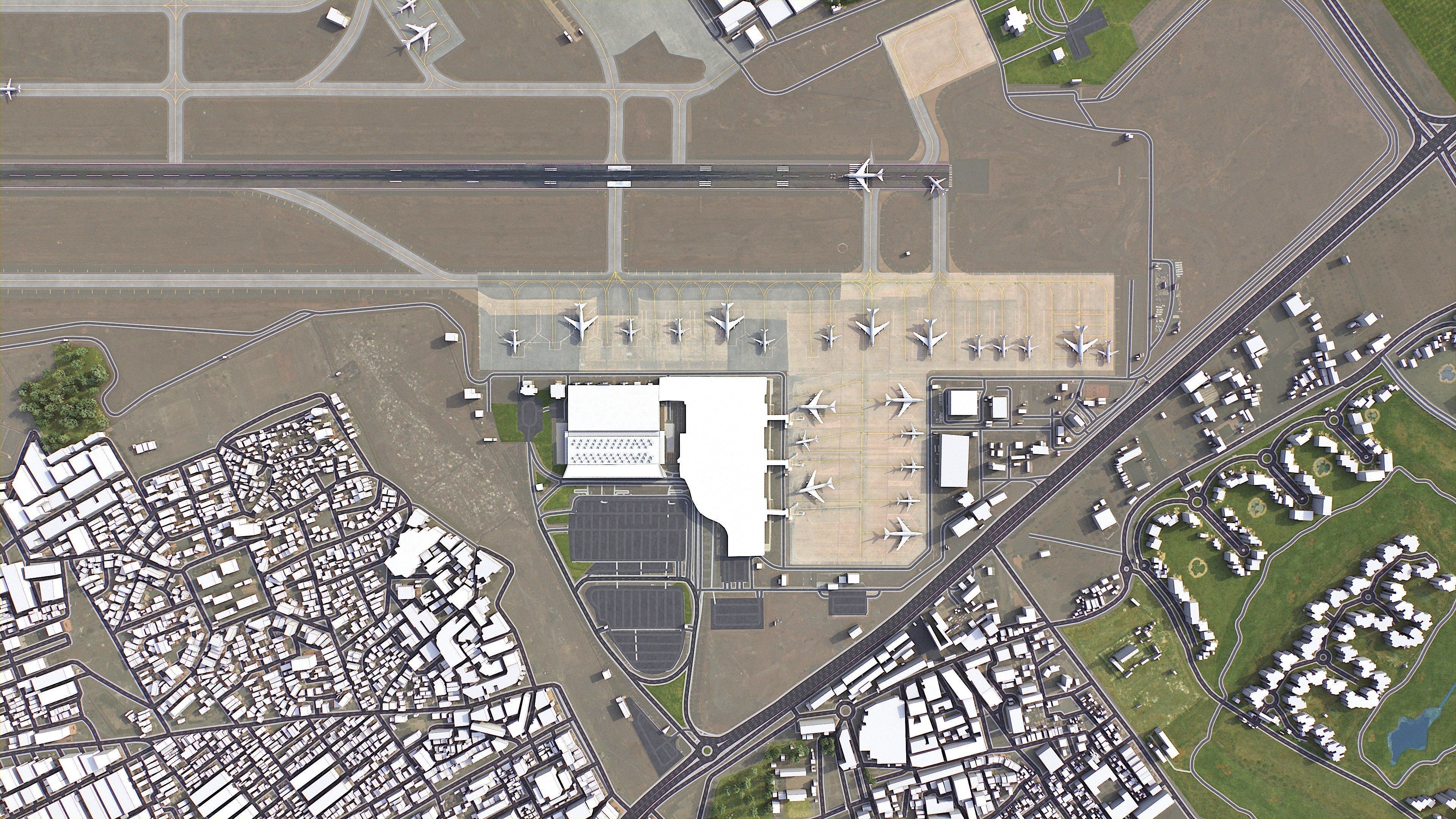 Marrakesh - 3D City Model Low-poly 3D model_18