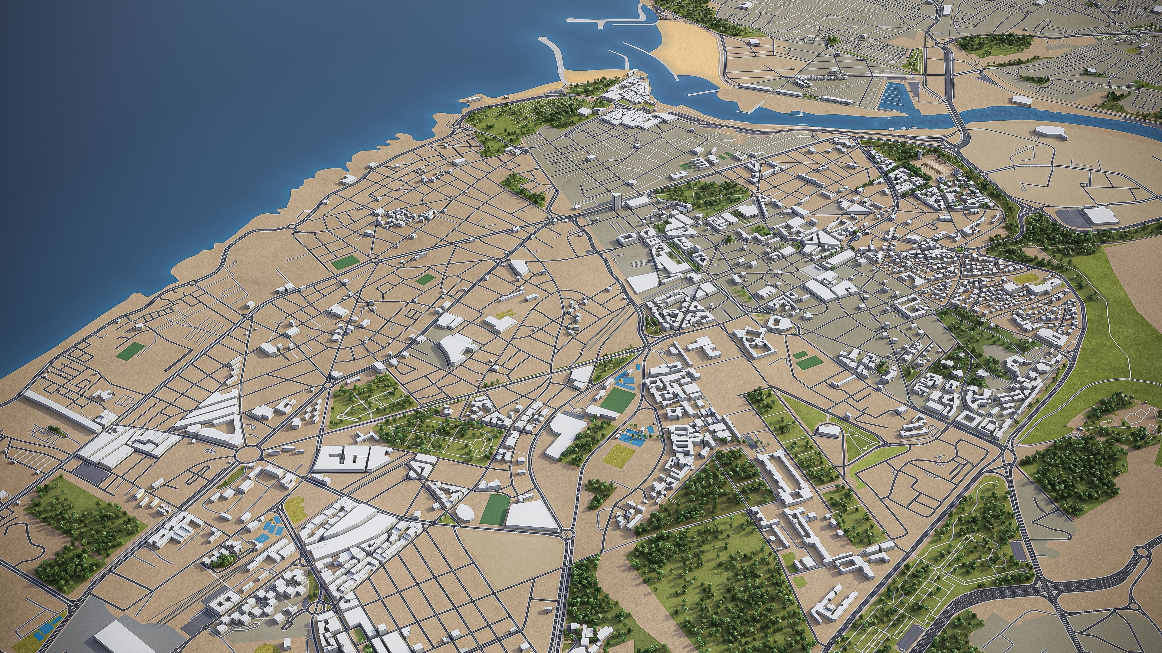 Rabat  Low-poly 3D model_2