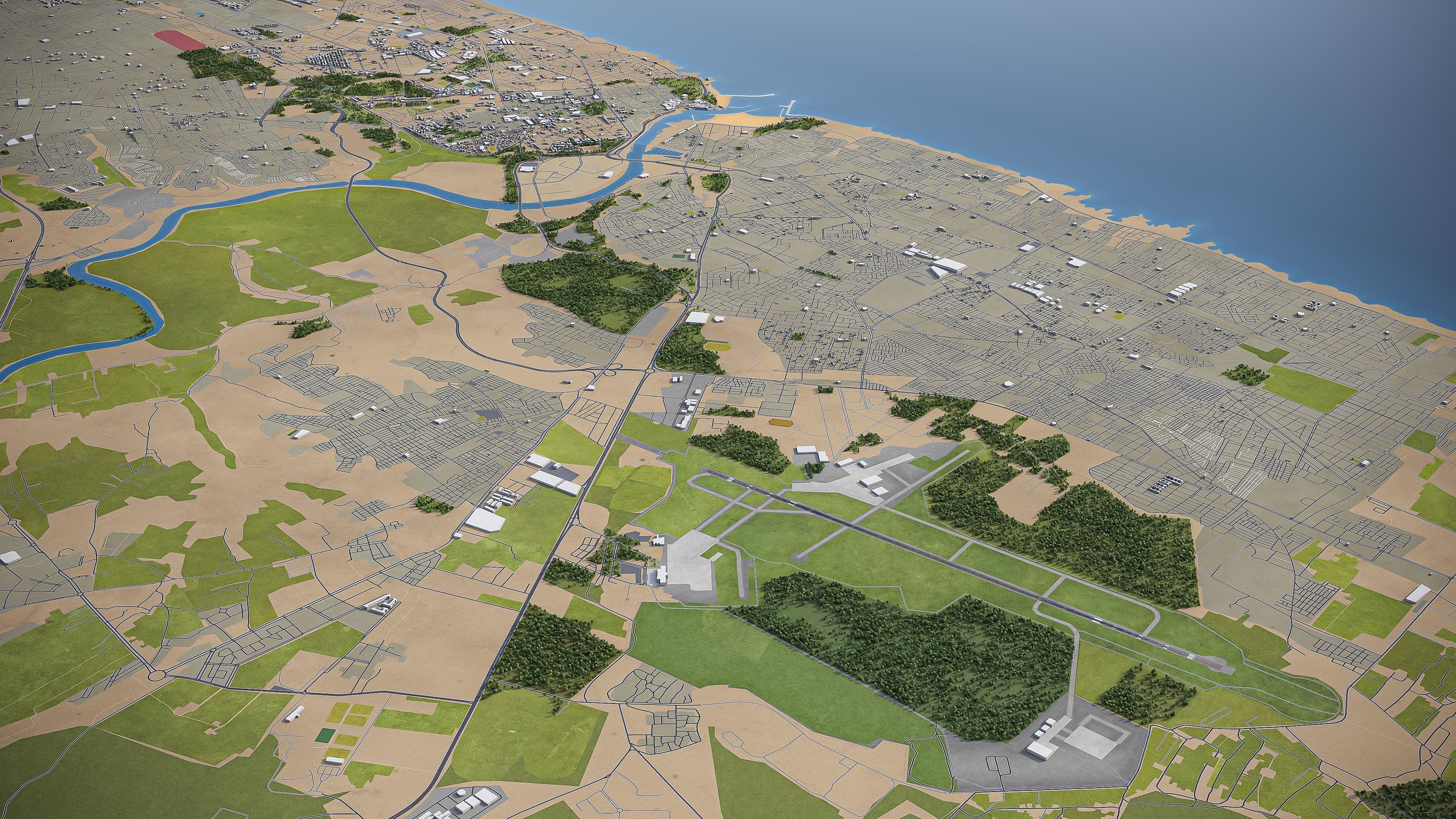 Rabat  Low-poly 3D model_7