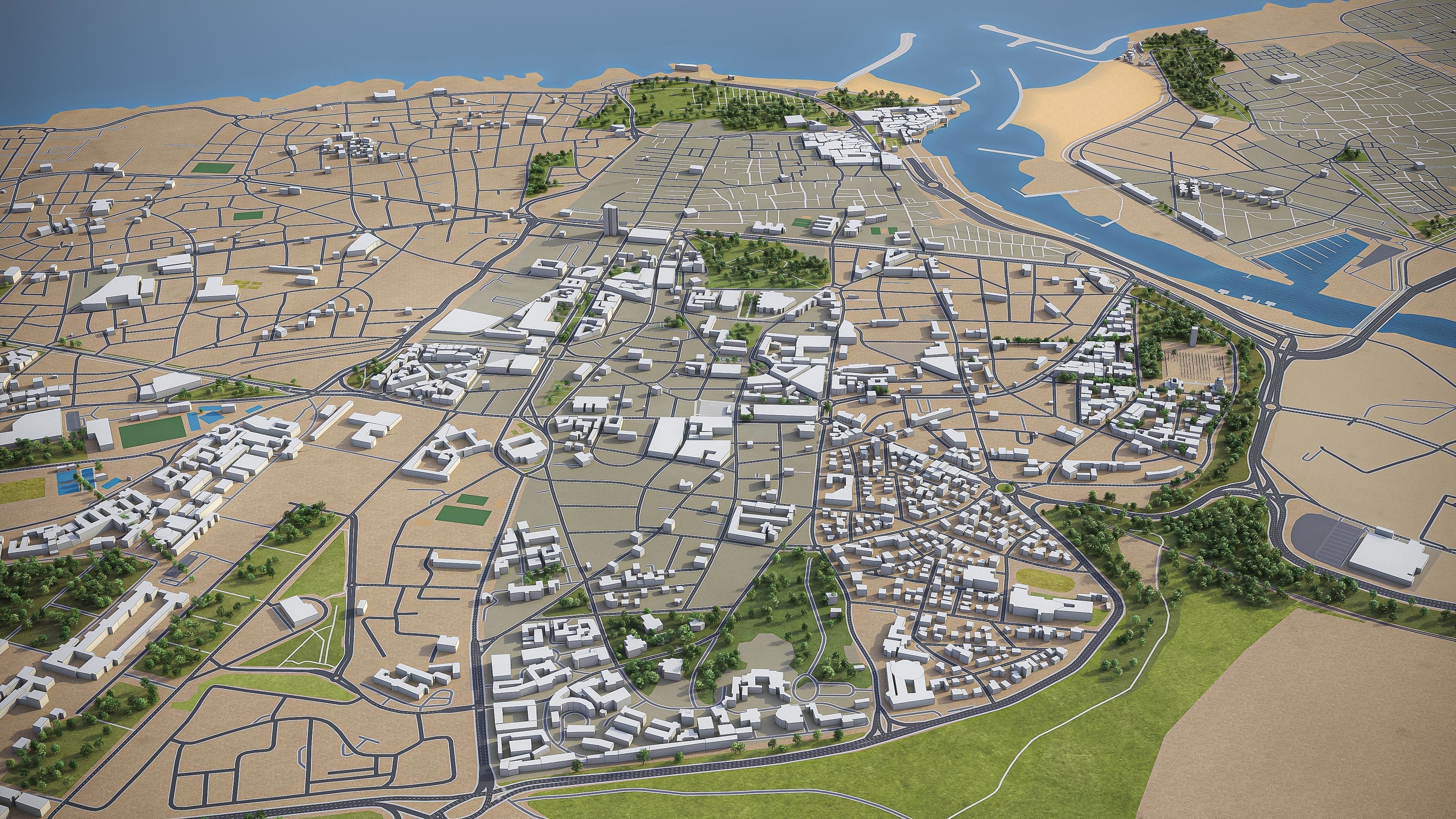 Rabat  Low-poly 3D model_8