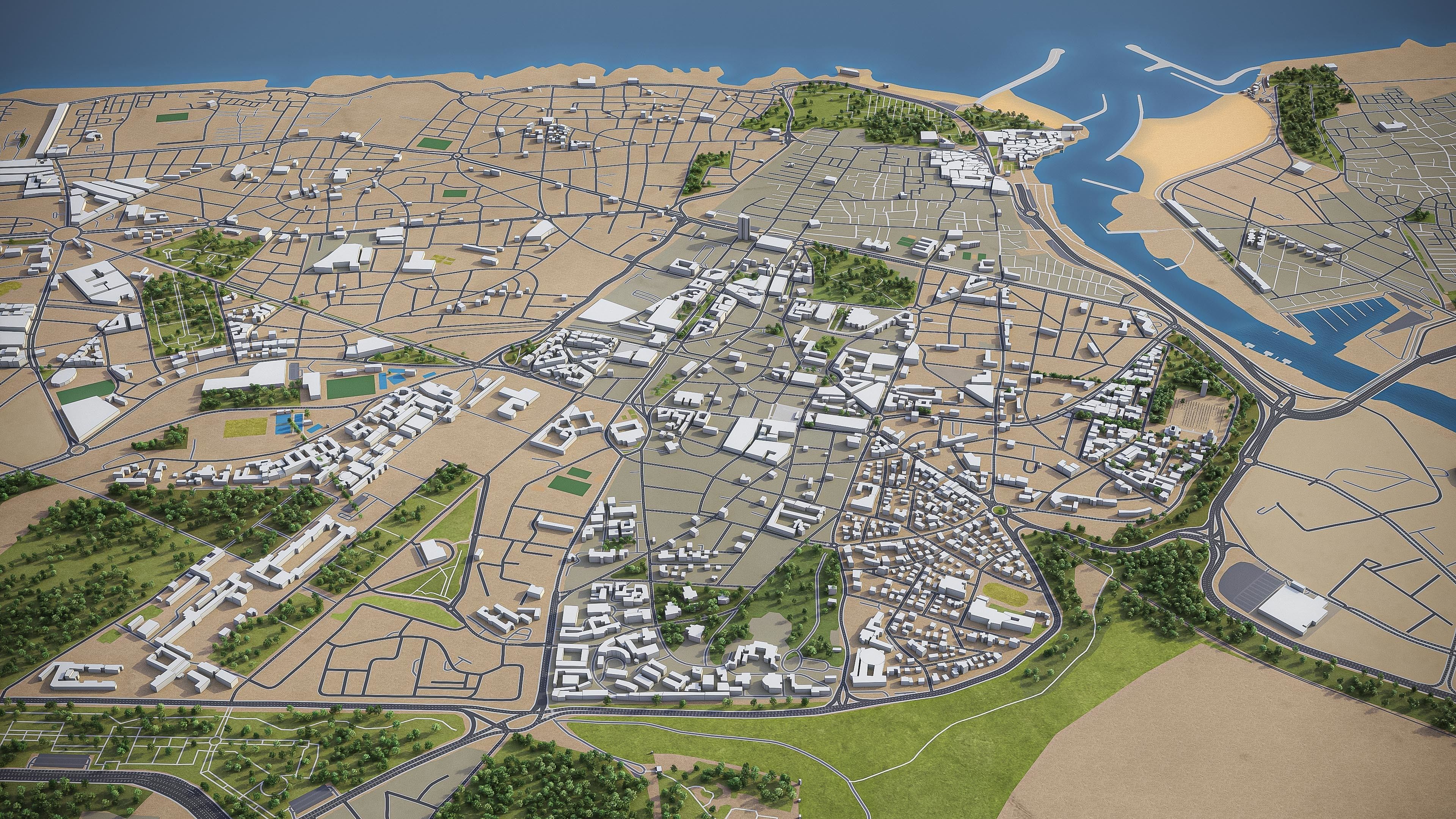 Rabat  Low-poly 3D model_5