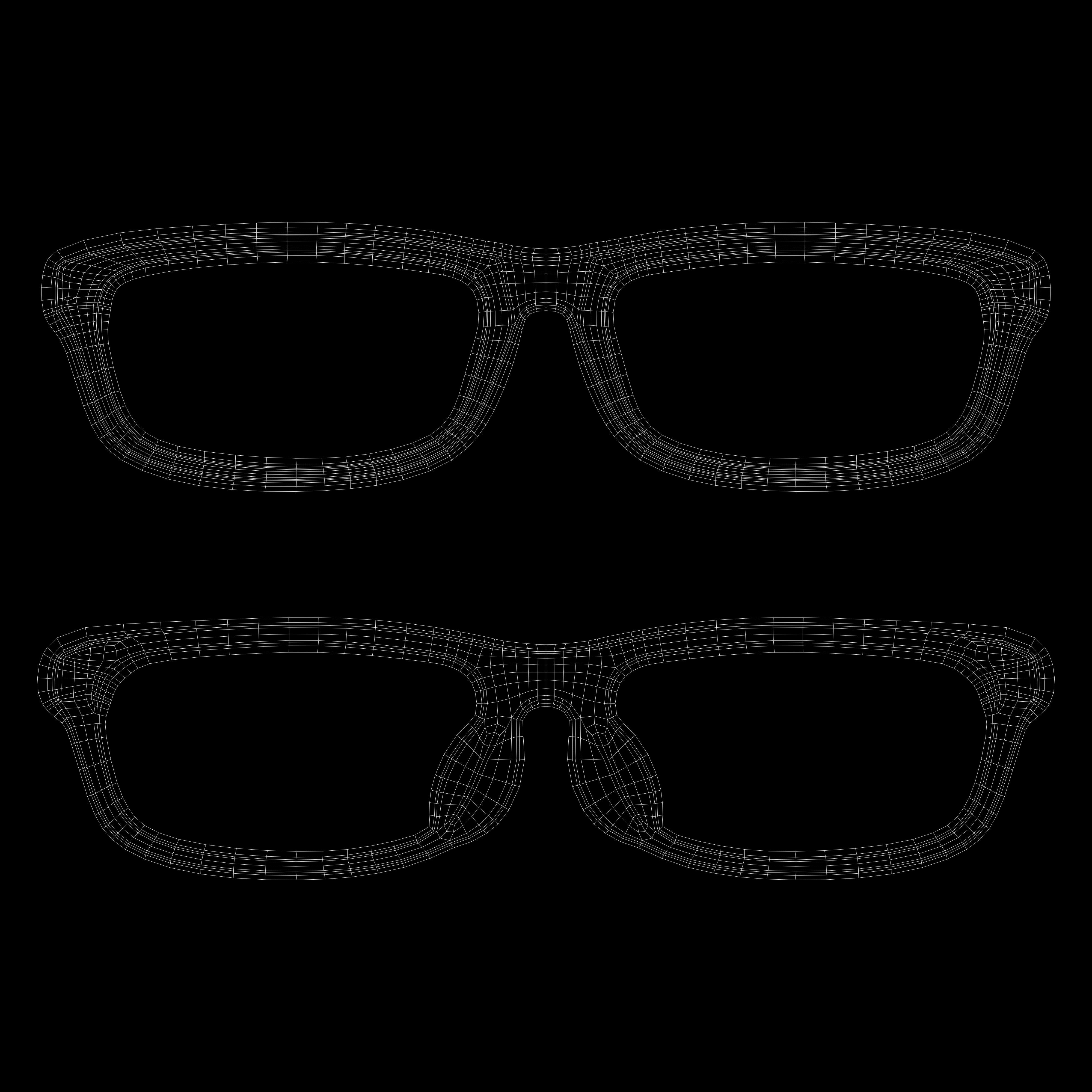 Eyeglasses for Men and Women 3D print model_9