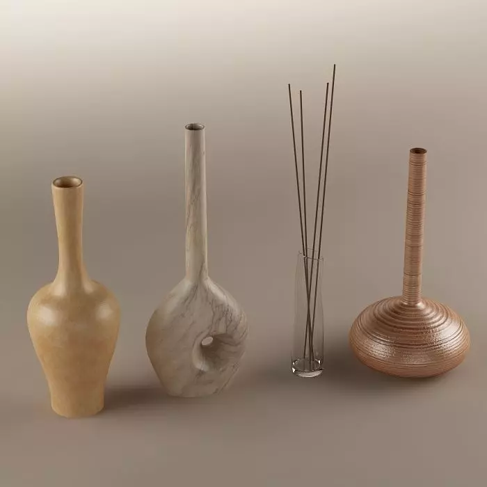 Decorative vase 01 3D model_0