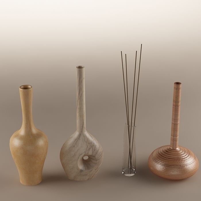 Decorative vase 01 3D model_1