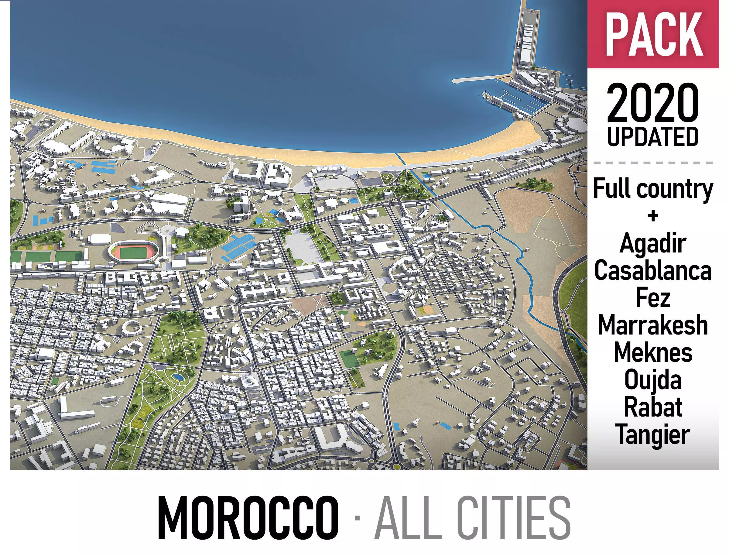 Morocco 3D Model Collection_0