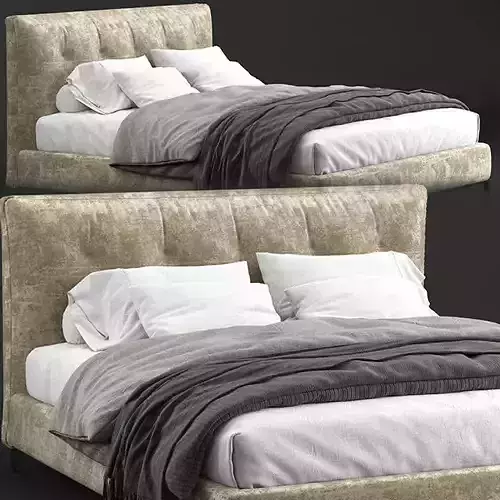 Minotti Andersen bed 3D model