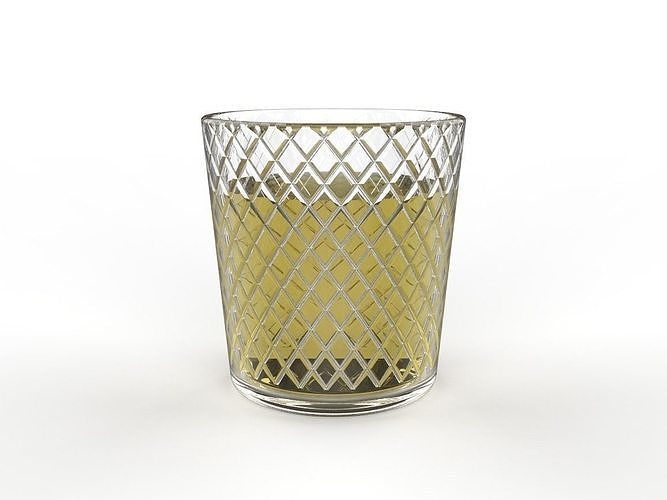 Drinking Glass with Liquid 3D model
