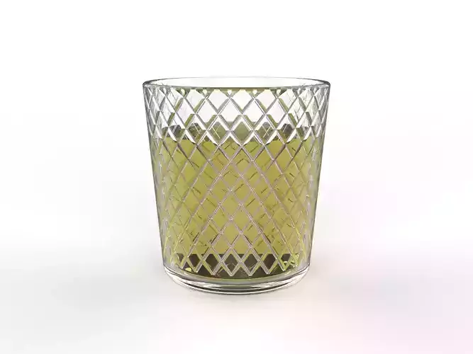 Drinking Glass with Liquid 3D model