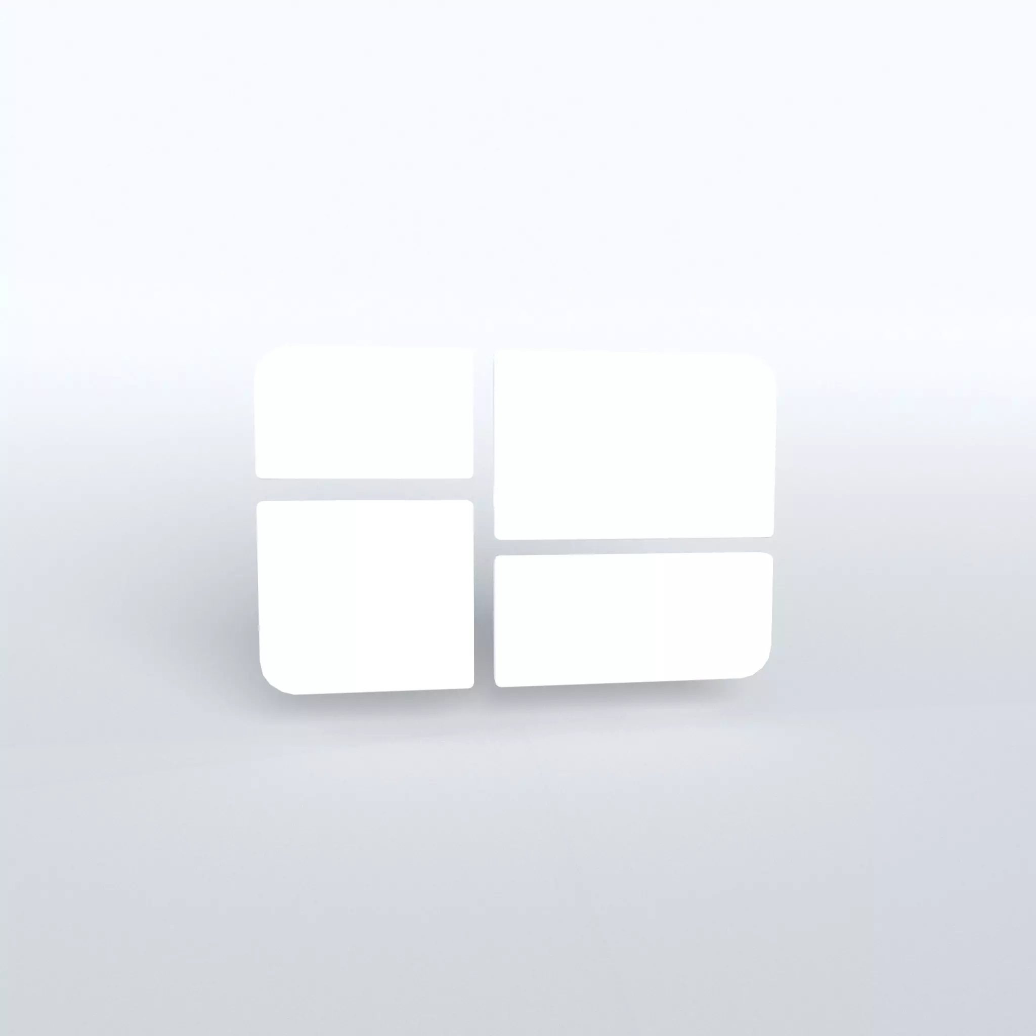 Windows 1Logo v1 003 Free low-poly 3D model_0