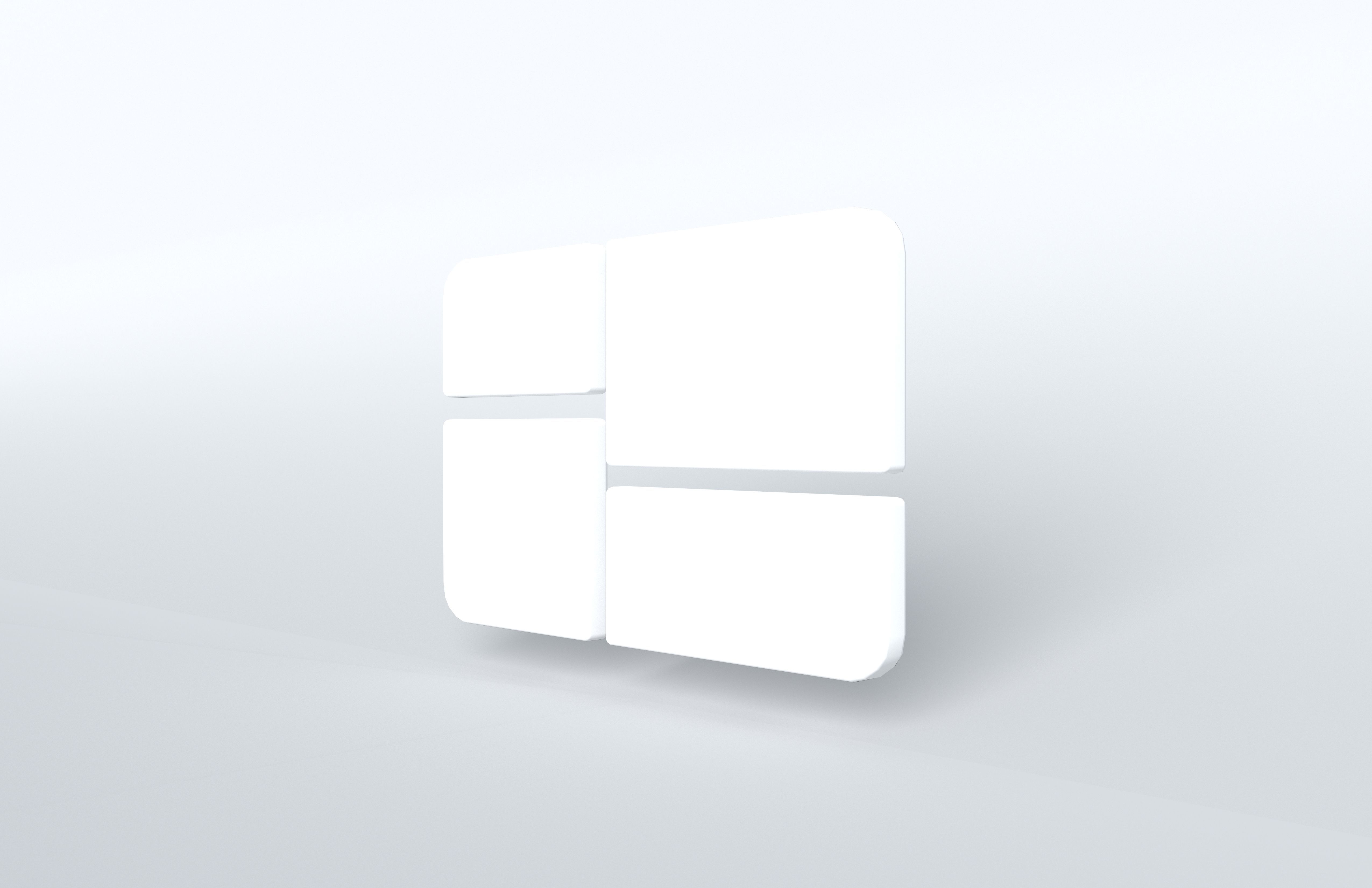 Windows 1Logo v1 003 Free low-poly 3D model_2