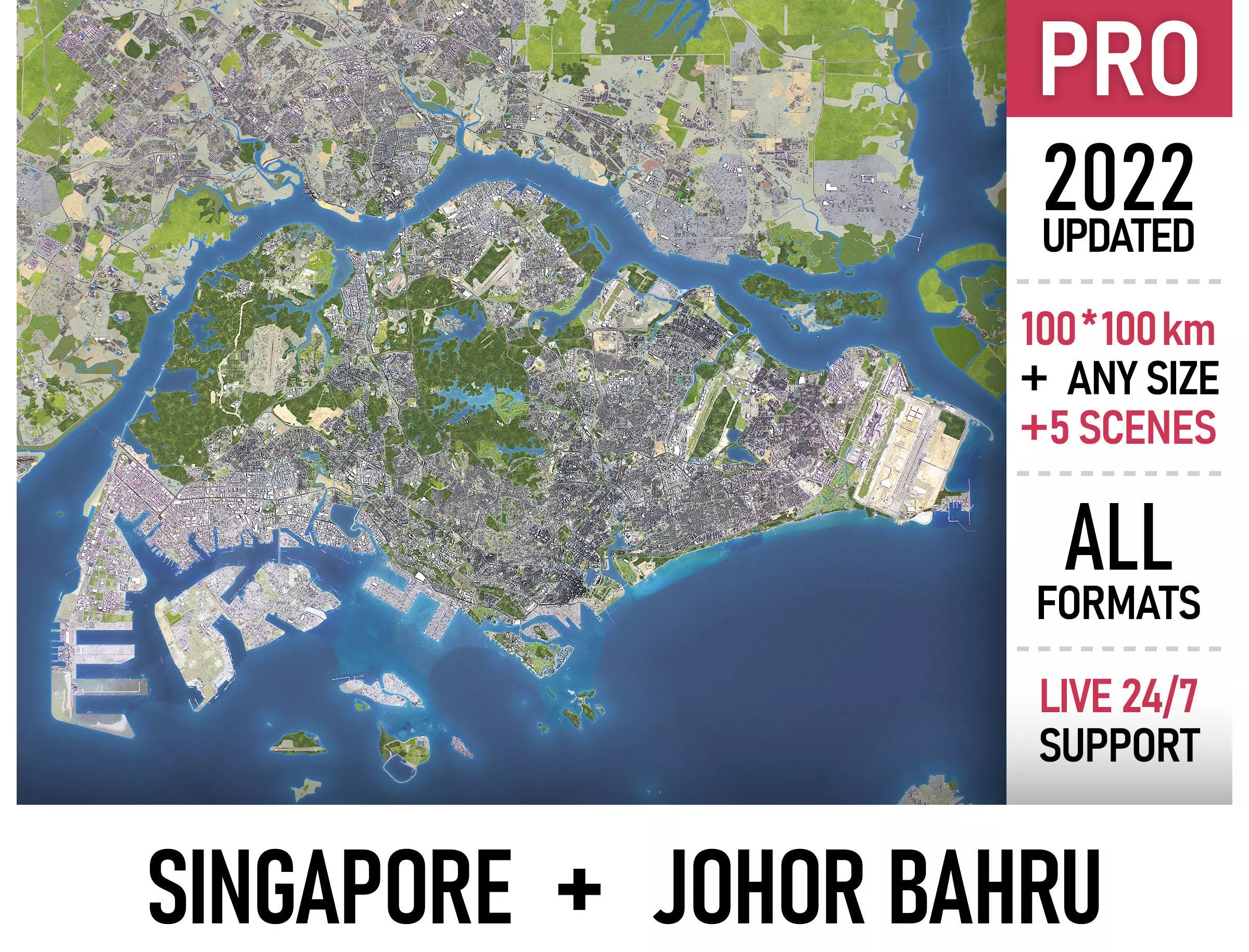 Singapore - Johor Bahru 3D Model Collection_0