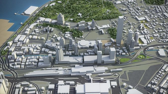 Singapore - Johor Bahru 3D Model Pack 6
