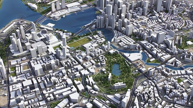 Singapore - Johor Bahru 3D Model Pack 5