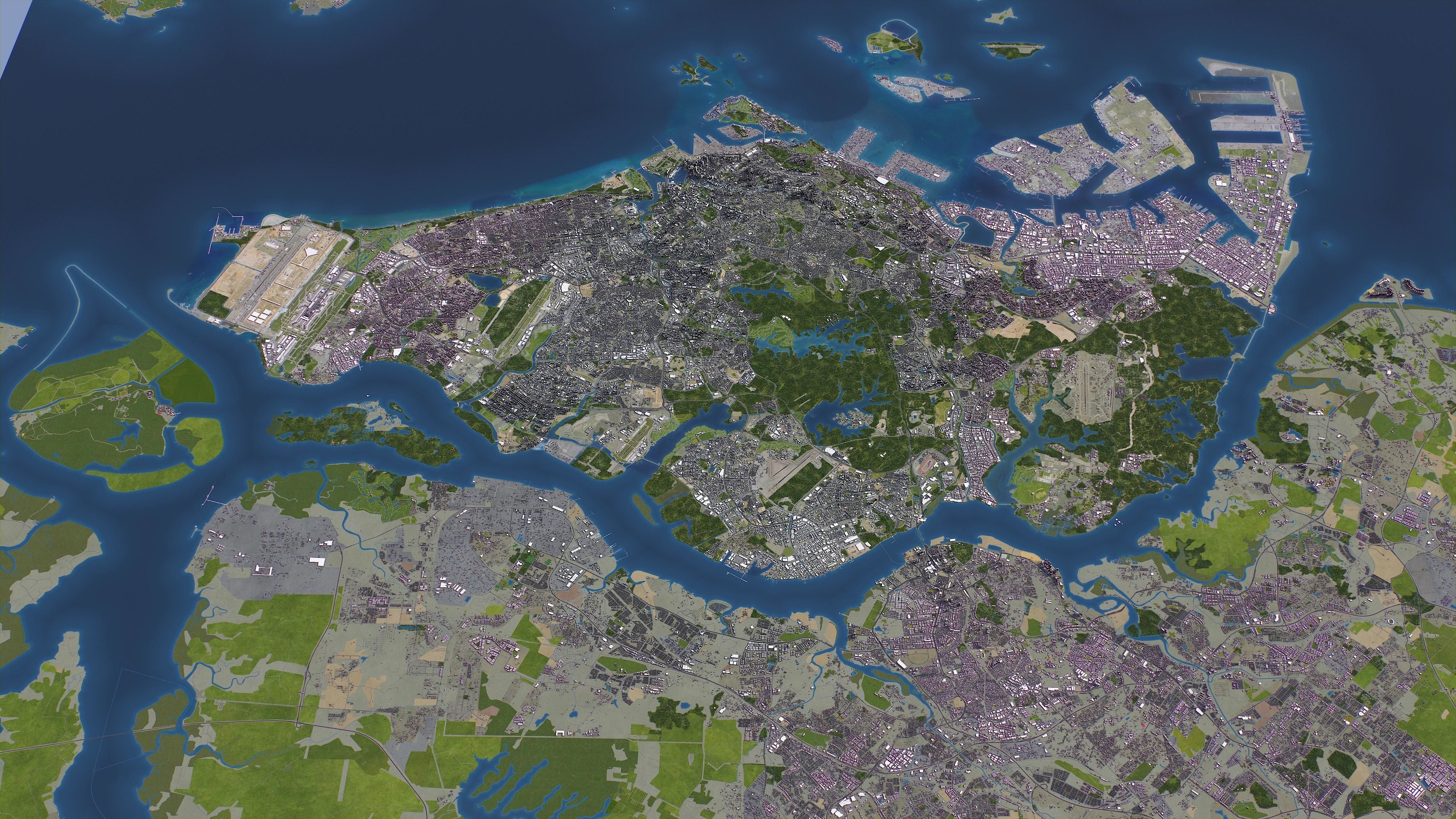 Singapore - Johor Bahru 3D Model Collection_65